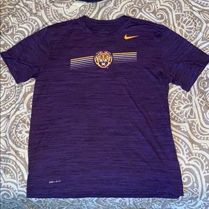 Purple LSU Nike Dri-Fit